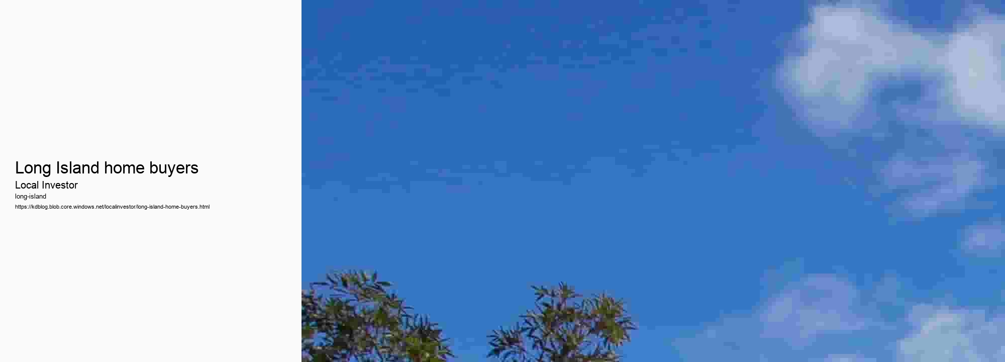 Long Island home buyers