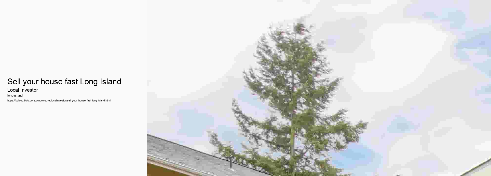 Sell your house fast Long Island