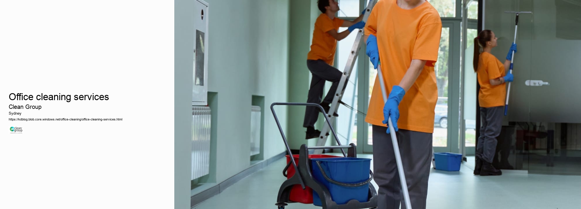 Office cleaning services