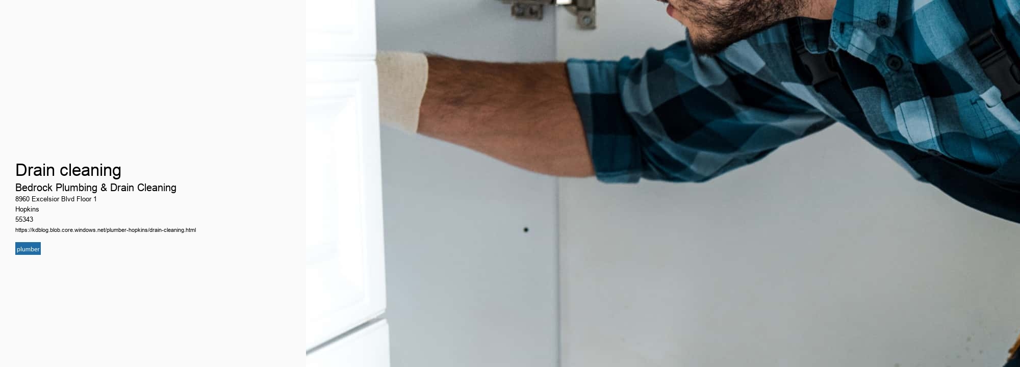 drain cleaning