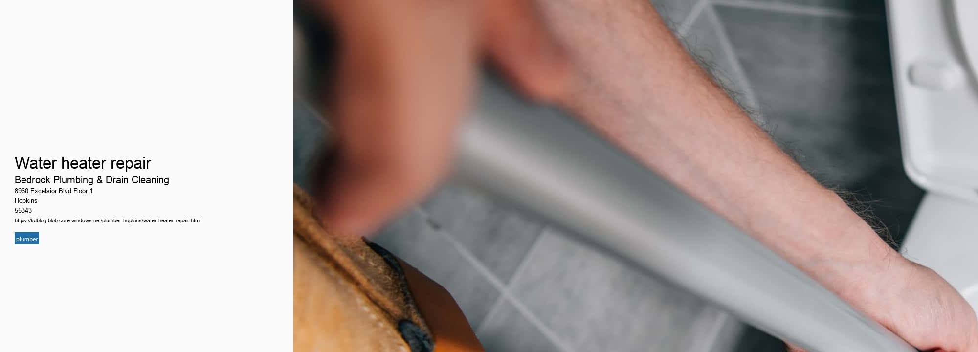 water heater repair