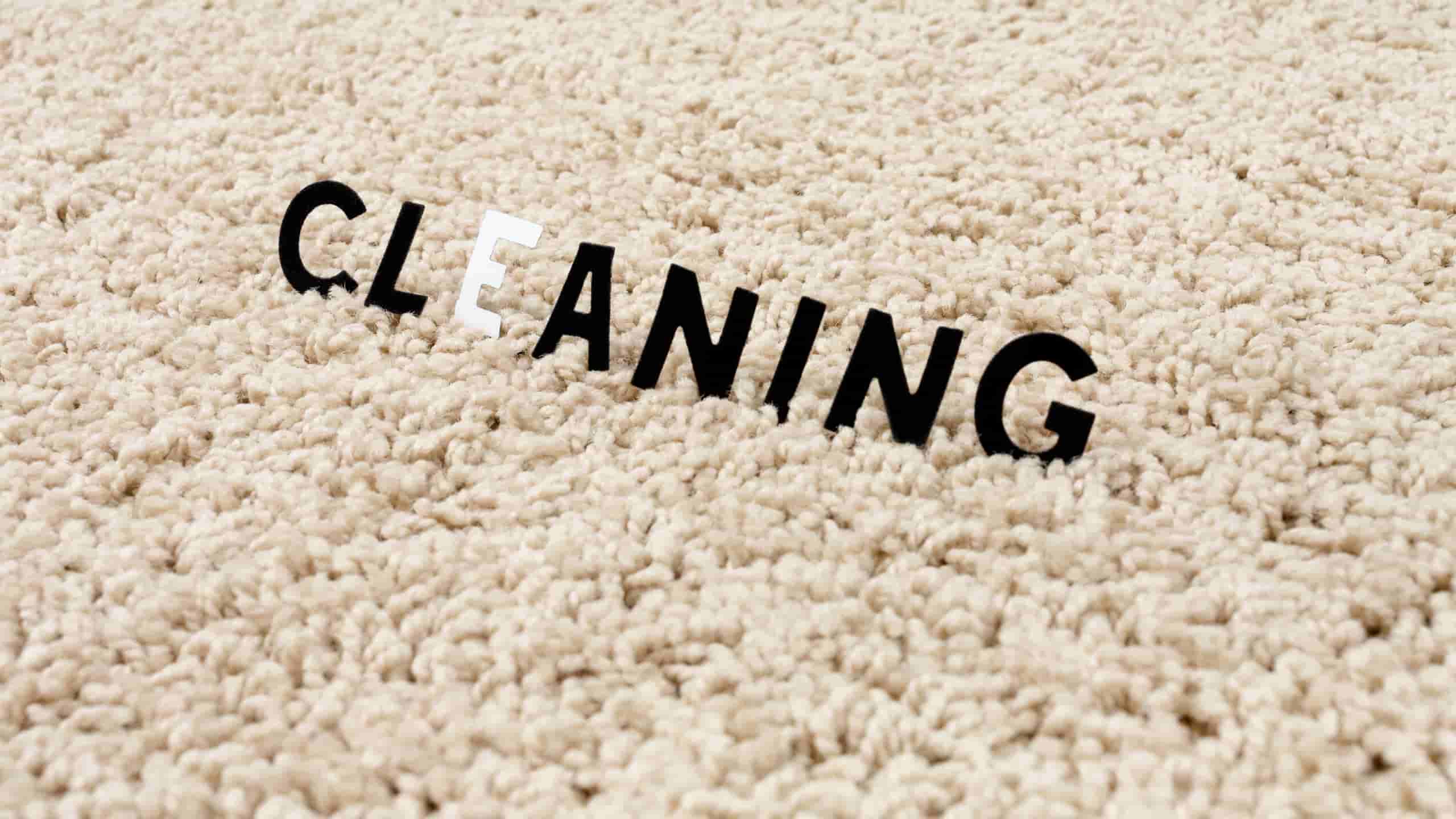 What is the difference between steam cleaning and dry cleaning for carpets?