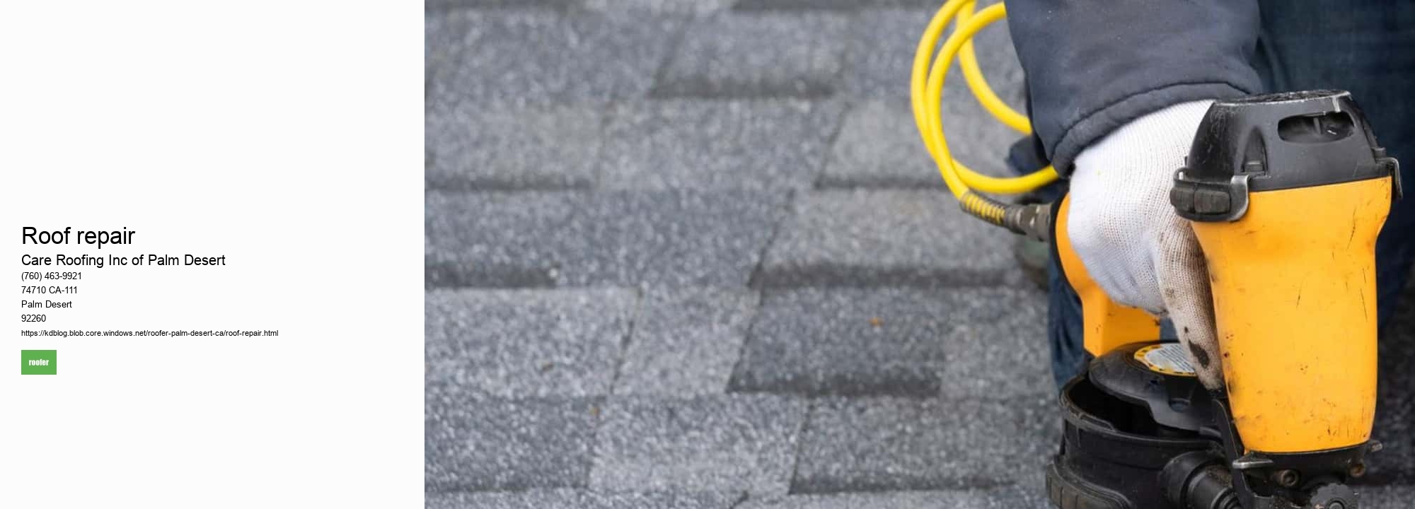 roof repair