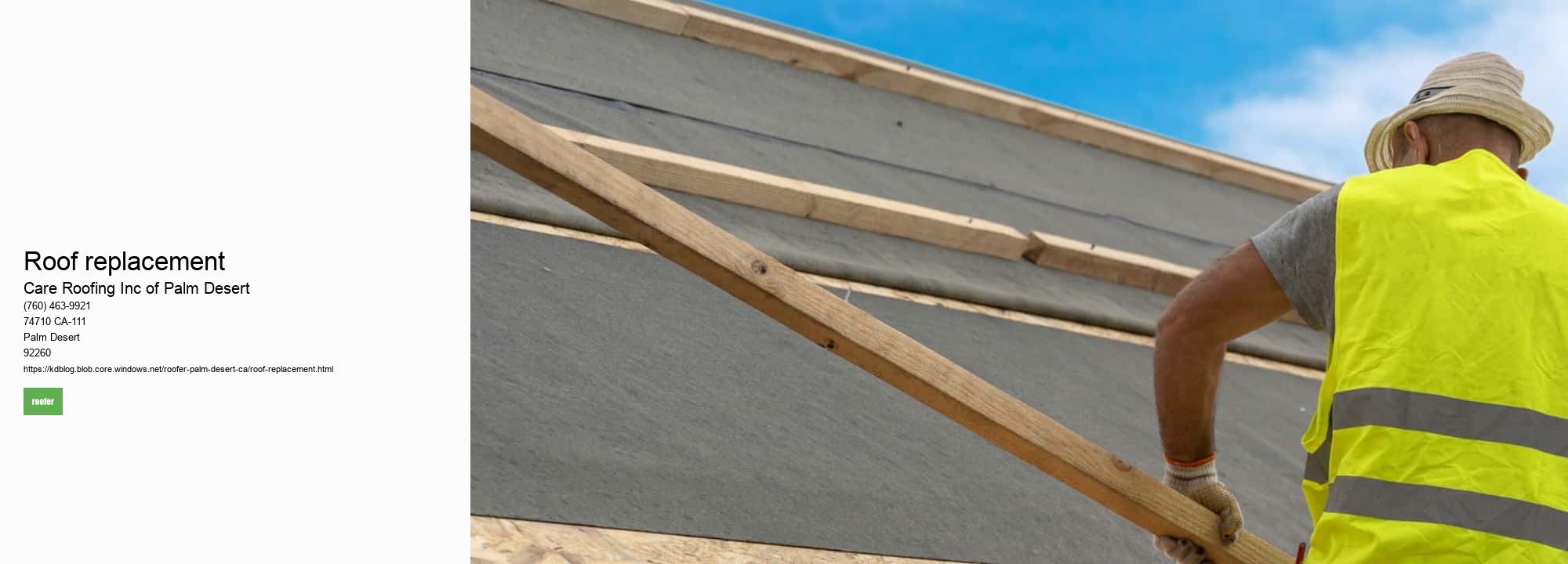 roof replacement